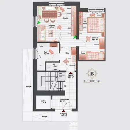 In Bramberg Near Cable Car アパート